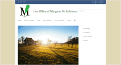 Desktop Screenshot of margaretrobinsonlaw.com