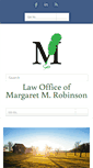 Mobile Screenshot of margaretrobinsonlaw.com